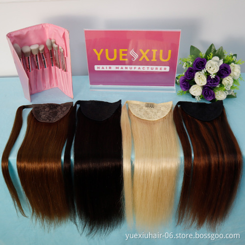 Wholesale Human Ponytail Hair Extensions  afro kinky curly Drawstring Ponytails Clip in Hairpiece Ponytail for Black women